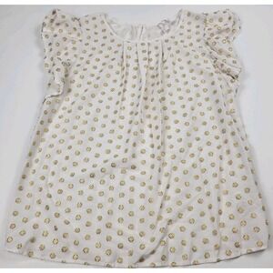 Anthropologie Amadi Shimmer Blouse Womens Small